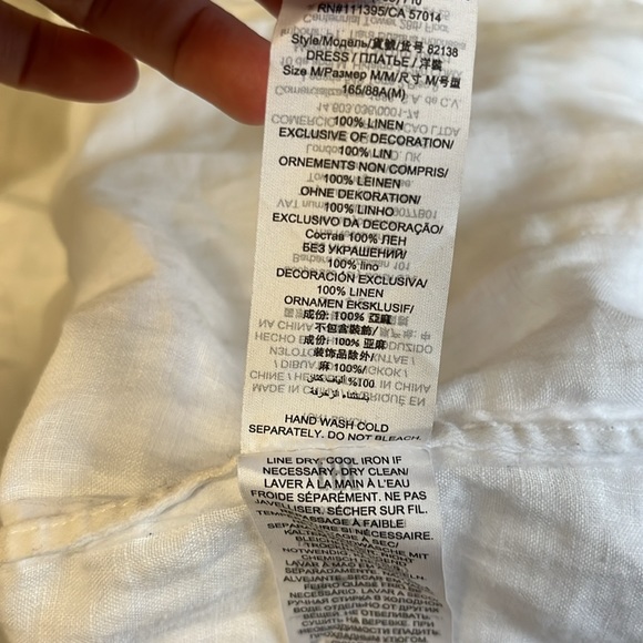 Tory Burch 100% Linen Swim Cover Up Caftan - Like New Condition - Picture 8 of 8